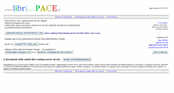 Desktop Screenshot of libriperlapace.it